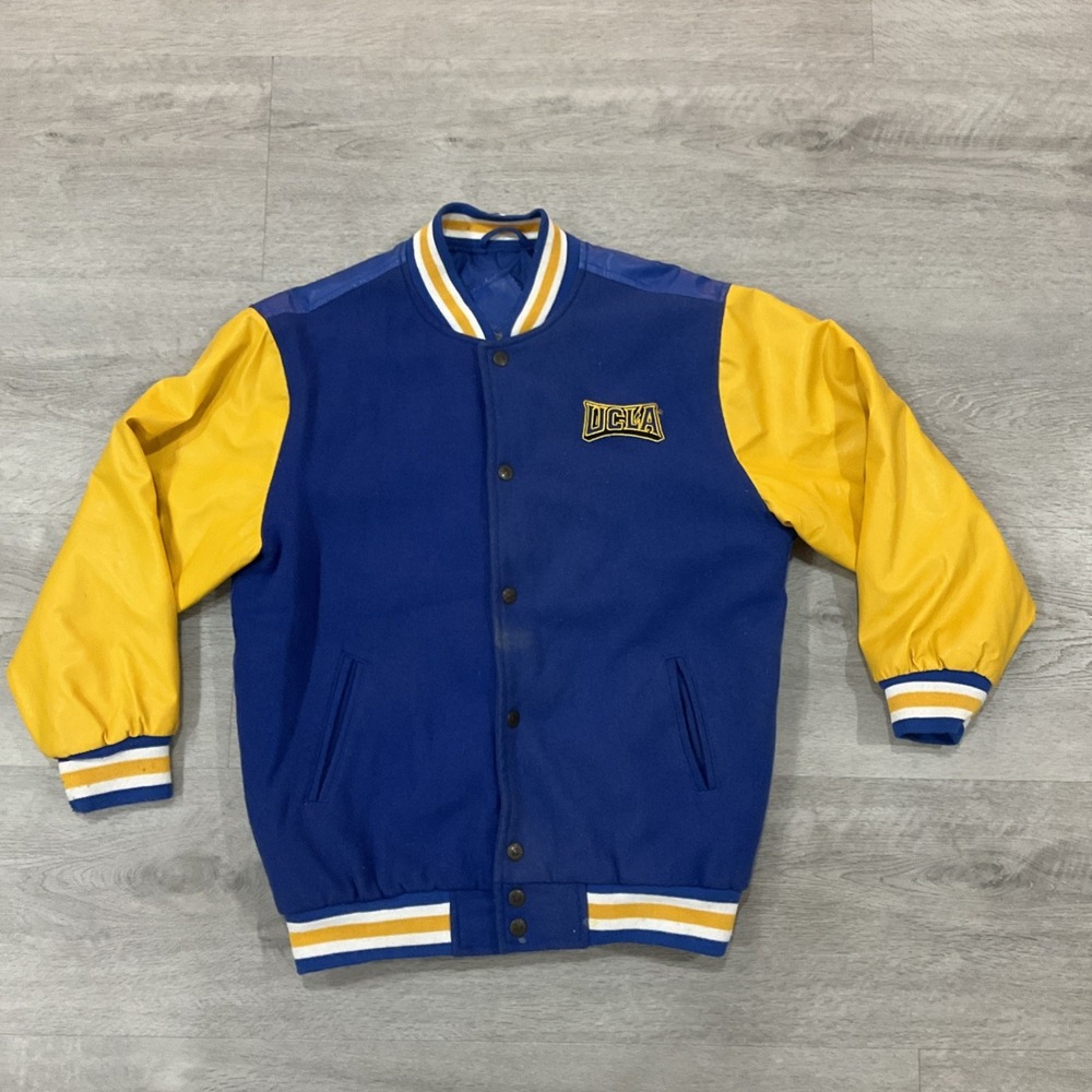 Vintage Steve And Barry's Leather Varsity Letterman UCLA Bruins Small